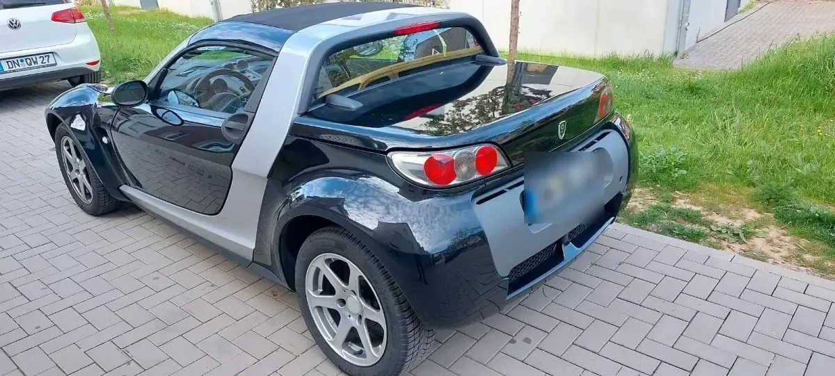 Usata Smart Roadster 82 CV (60 kW) 2003 Nero Cabrio