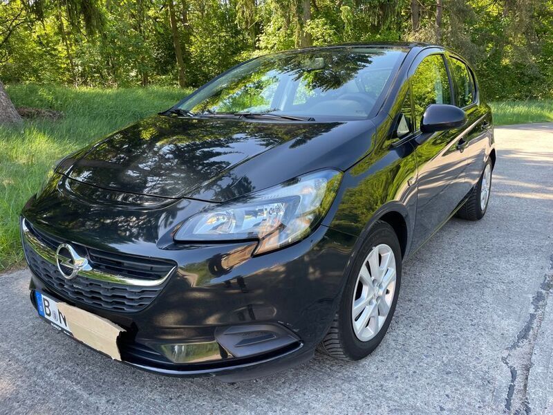 Schwarz Gebraucht 2015 Opel Corsa Edition Limousine | 5.900 € (Superpreis) - Bild 1/4