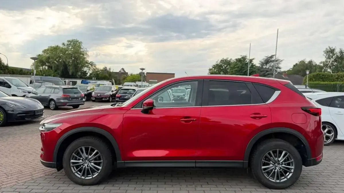 Gebraucht Mazda CX-5 Exclusive-Line 150 PS (110 kW) 2017 Rot SUV