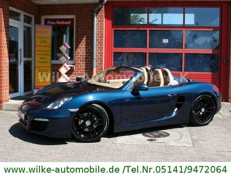 Dunkelblaumetallic Gebraucht 2013 Porsche Boxster Cabrio | 40.990 € (Fairer Preis) - Bild 1/4