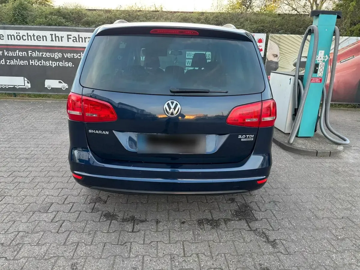 Gebraucht VW Sharan 140 PS (102 kW) 2012 Blau Van / Kleinbus