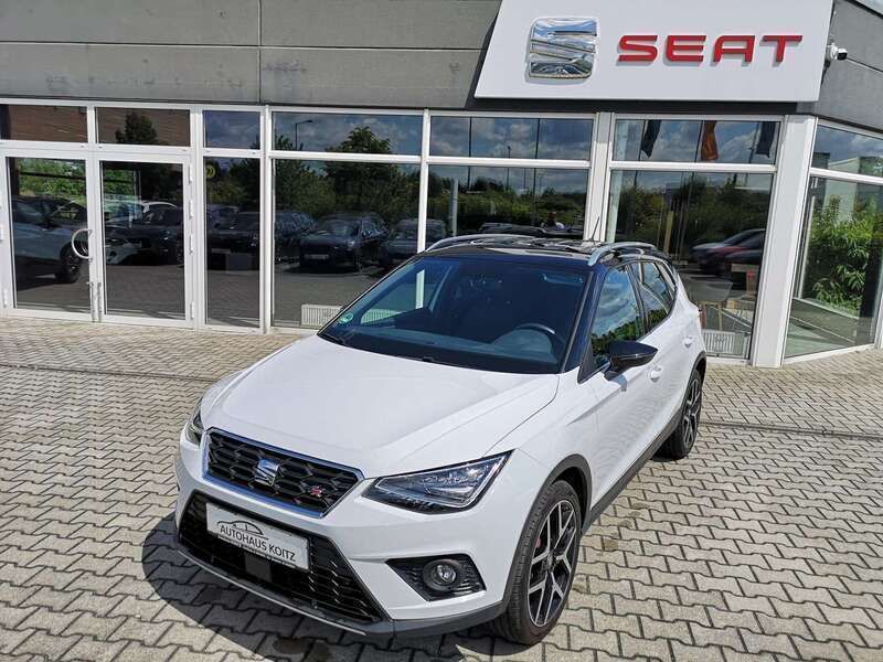 "nevada" weiss Gebraucht 2021 Seat Arona Beats SUV | 19.900 € (Fairer Preis) - Bild 1/4