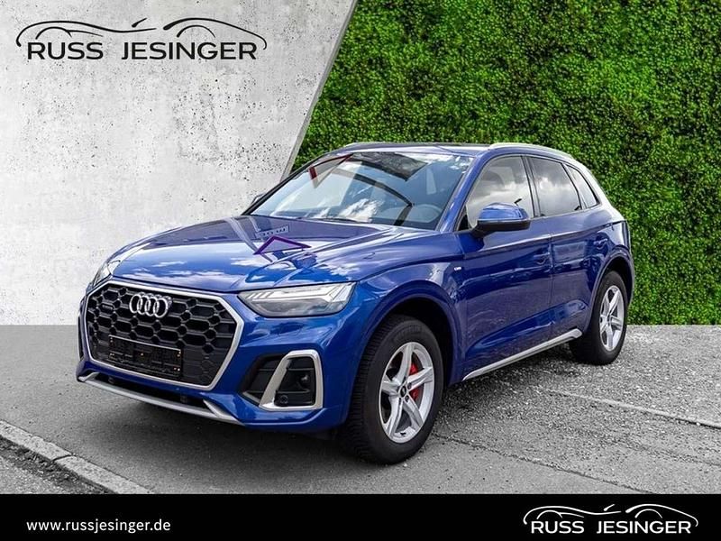 Blau metallic Gebraucht 2024 Audi Q5 S-Line SUV | 45.880 € (Guter Preis) - Bild 1/3