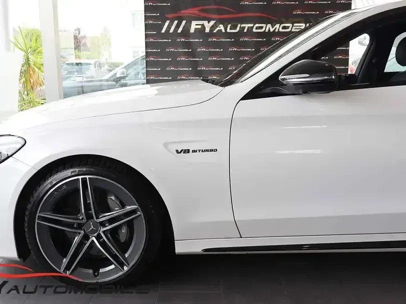 Gebraucht Mercedes C63 AMG AMG 476 PS (350 kW) 2019 Polarweiss  unilack Limousine