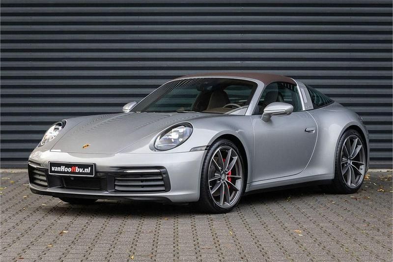 Silber Gebraucht 2022 Porsche 911 Targa 4S Cabrio | 122.500 € - Bild 1/4
