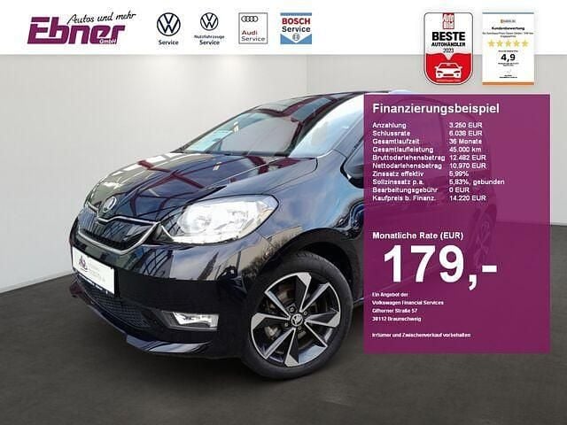 Gebraucht Skoda Citigo-e IV Style 61 kW (83 PS) 2021 Deep schwarz perleffekt Kleinwagen