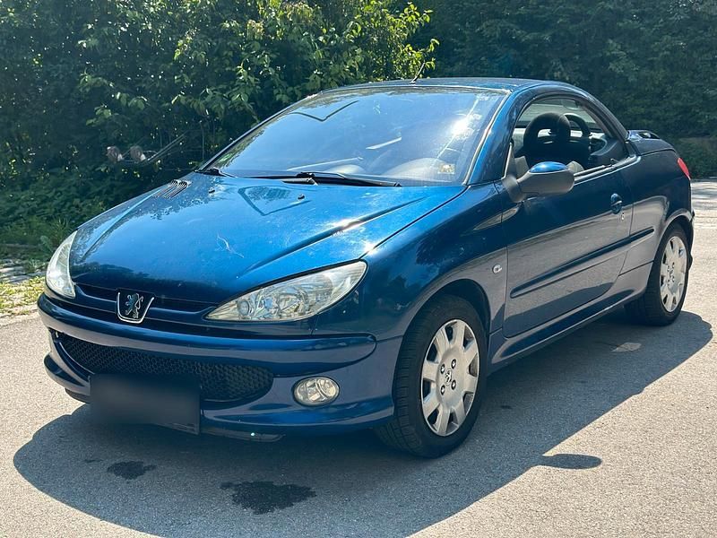Blau Gebraucht 2006 Peugeot 206 Cabrio | 999 € - Bild 1/4