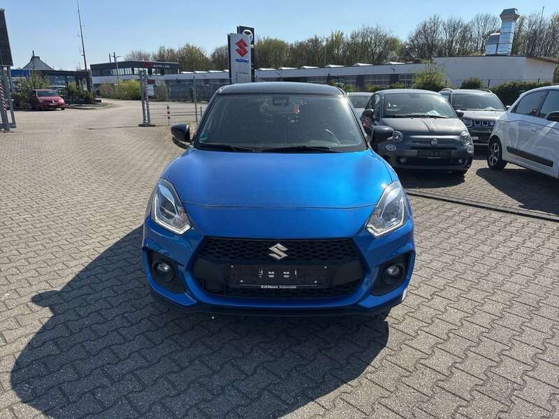 Speedy blue met./super black p Gebraucht 2021 Suzuki Swift Sport Kleinwagen | 17.380 € (Fairer Preis) - Bild 1/4