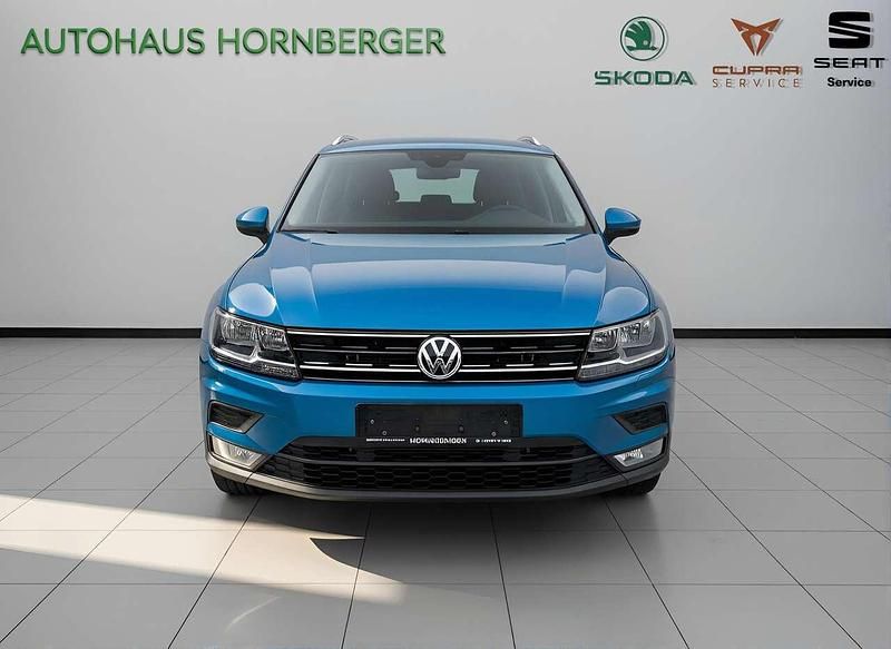 Gebraucht VW Tiguan Sound 150 PS (110 kW) 2017 Caribbean blue metallic SUV
