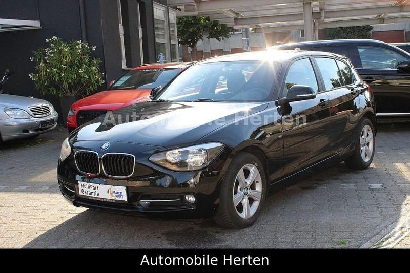 Schwarz Gebraucht 2015 BMW 114 Sport Line Kleinwagen | 11.300 € (Guter Preis) - Bild 1/4