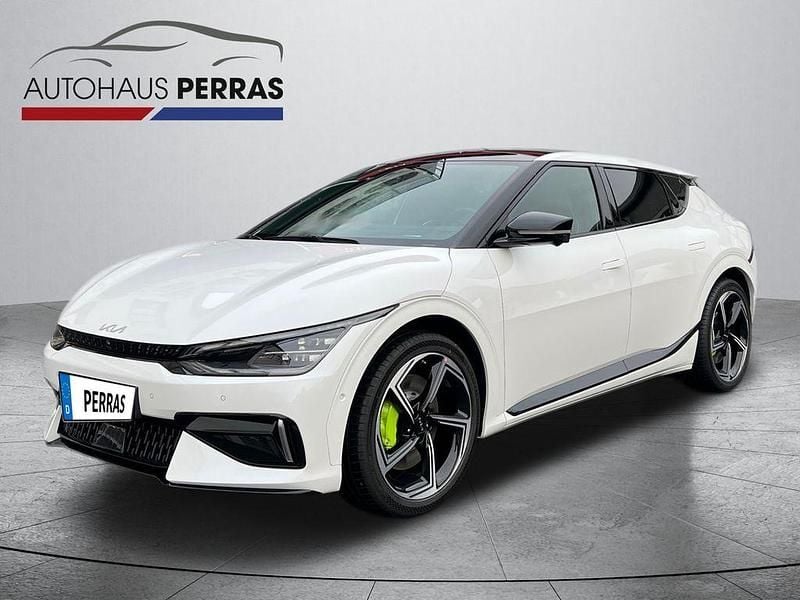 Gebraucht Kia EV6 GT 430 kW (585 PS) 2022 Weiß snow white pearl metallic SUV