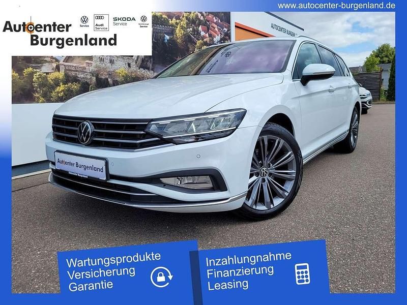 Gletscherweiß metallic Gebraucht 2022 VW Passat Elegance Kombi | 26.490 € (Etwas zu teuer) - Bild 1/4