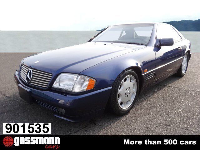 Blau Gebraucht 1995 Mercedes SL320 Cabrio | 18.921 € - Bild 1/4