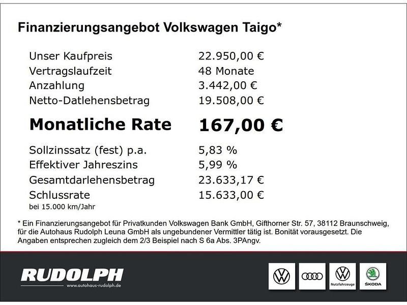 Gebraucht VW Taigo Goal 95 PS (69 kW) 2024 Blau SUV