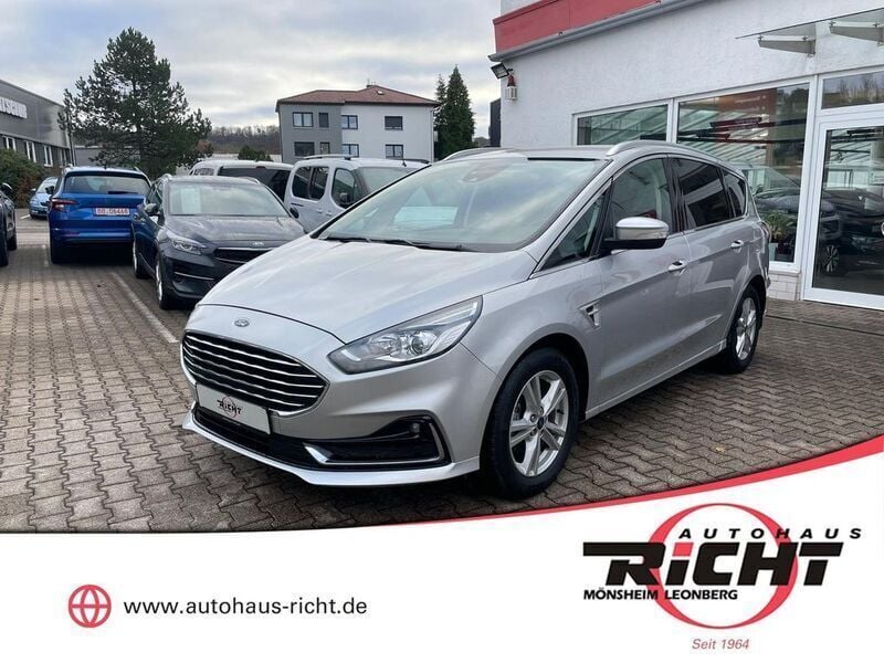 Polarsilber metallic Gebraucht 2022 Ford S-MAX Titanium Van / Kleinbus | 29.410 € (Guter Preis) - Bild 1/4