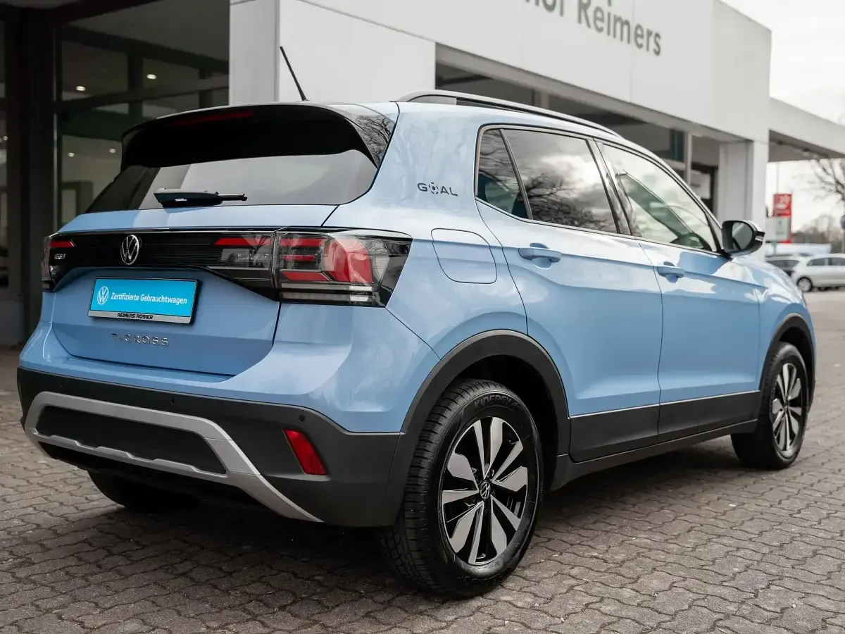 Gebraucht VW T-Cross Goal 95 PS (69 kW) 2025 Blau SUV