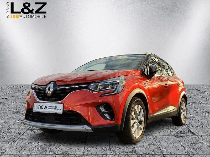 Rot nnp + schwarz gne Gebraucht 2022 Renault Captur Intens SUV | 19.980 € (Fairer Preis) - Bild 1/4