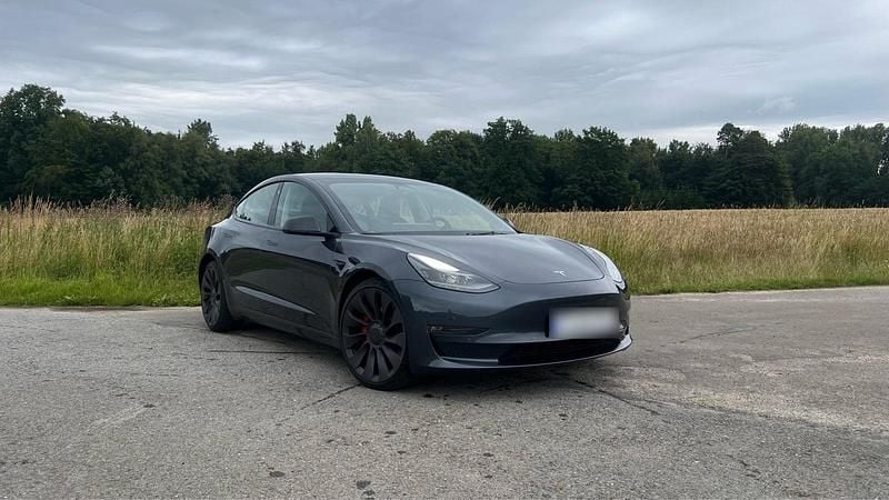 Gebraucht Tesla Model 3 Performance 377 kW (513 PS) 2022 Grau Limousine