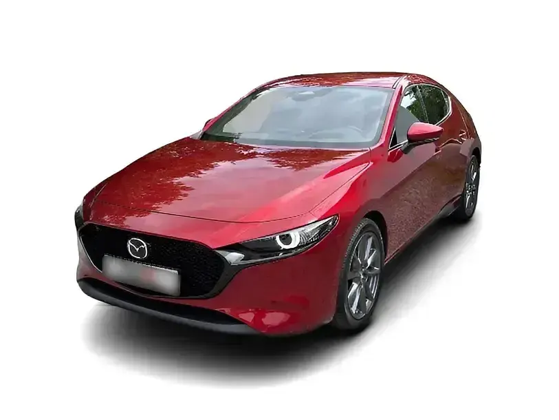 Gebraucht Mazda 3 Exclusive-Line 2023 Rot Limousine