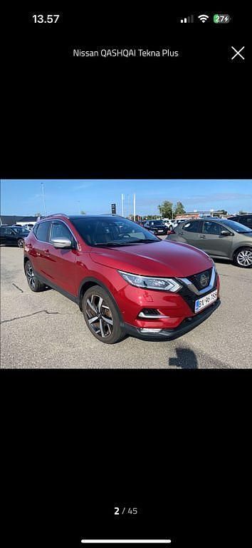 Rot Gebraucht 2018 Nissan Qashqai Tekna+ SUV | 9.399 € (Superpreis) - Bild 1/4