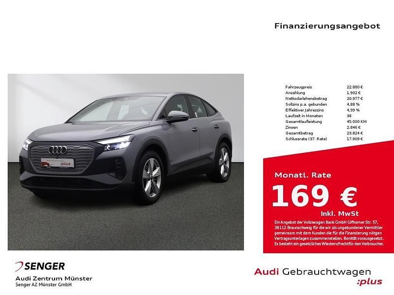 Kieselgrau Gebraucht 2022 Audi Q4 Sportback e-tron Comfort SUV | 22.880 € (Guter Preis) - Bild 1/4