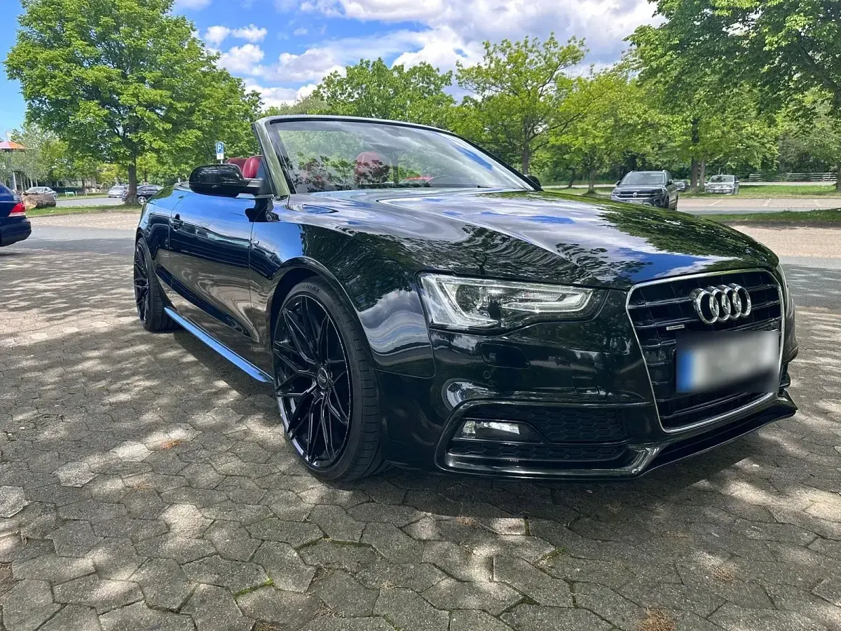 Gebraucht Audi A5 Cabriolet S-Line 190 PS (139 kW) 2015 Schwarz Cabrio