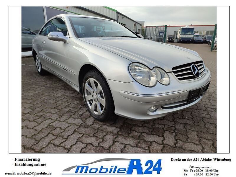 Silber Gebraucht 2002 Mercedes CLK240 Avantgarde Coupé | 5.999 € (Fairer Preis) - Bild 1/4