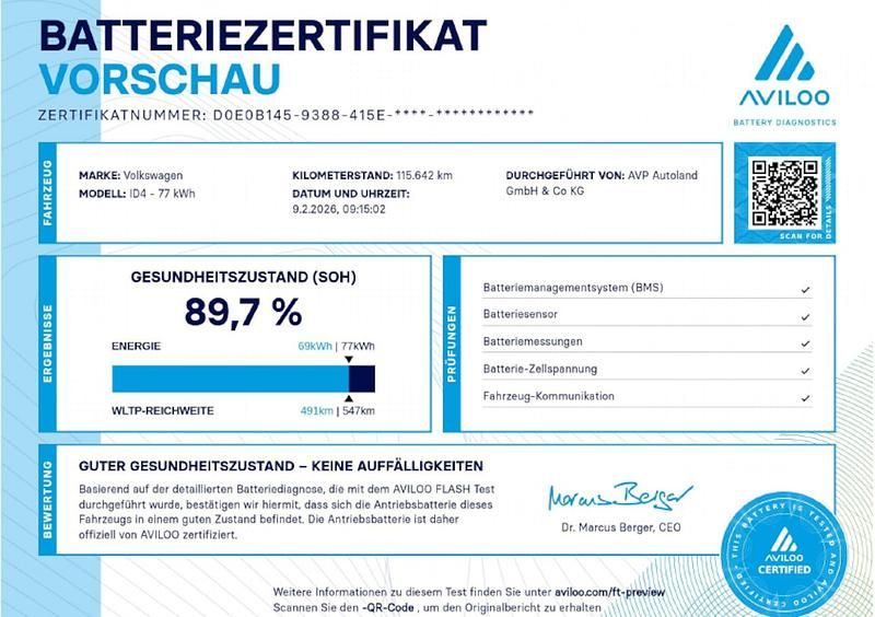 Gebraucht VW ID.4 Pro Performance 150 kW (204 PS) 2021 Grau SUV