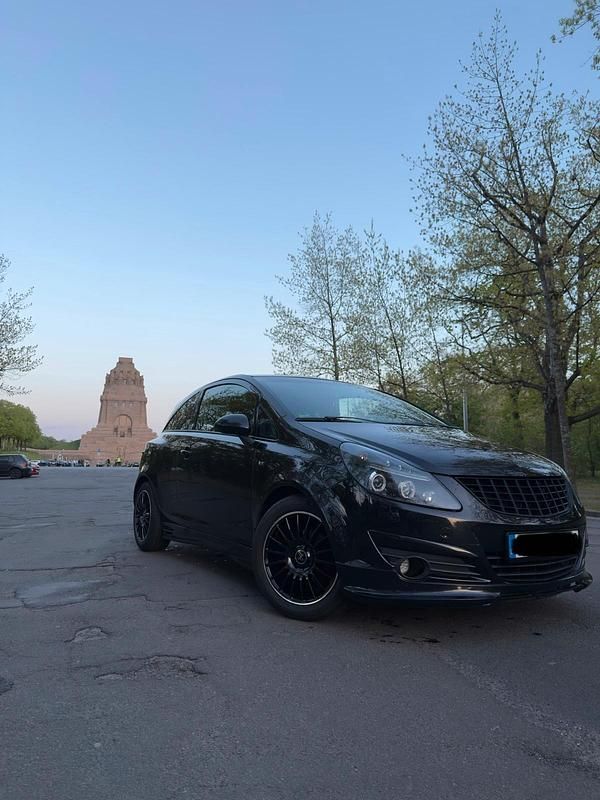 Schwarz Gebraucht 2008 Opel Corsa Kleinwagen | 1.200 € (Guter Preis) - Bild 1/4