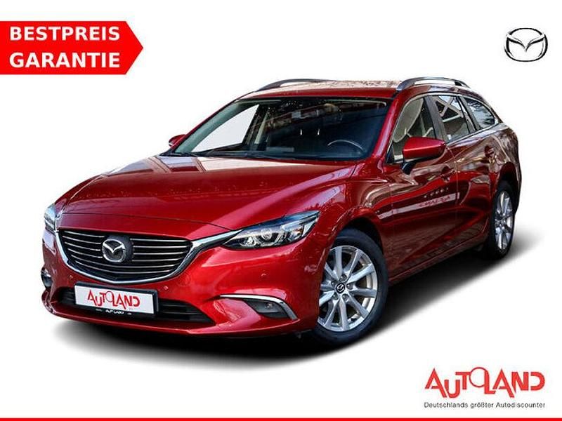 Rot Gebraucht 2016 Mazda 6 Exclusive-Line Kombi | 19.950 € (Teuer) - Bild 1/4