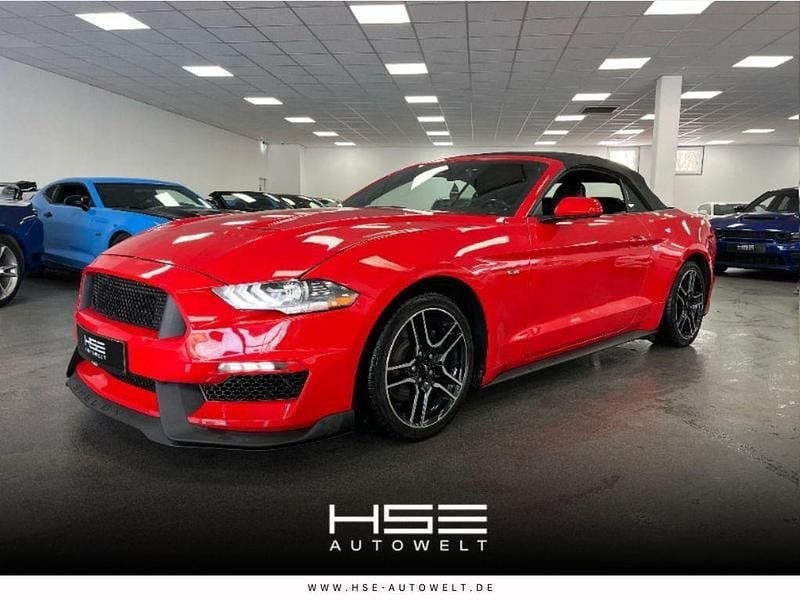Rot Gebraucht 2021 Ford Mustang Premium Cabrio | 24.990 € (Guter Preis) - Bild 1/3