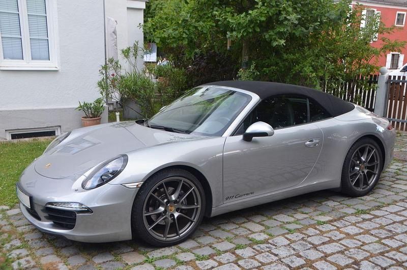 Silber Gebraucht 2015 Porsche 911 Carrera Cabriolet Cabrio | 91.991 € (Guter Preis) - Bild 1/4