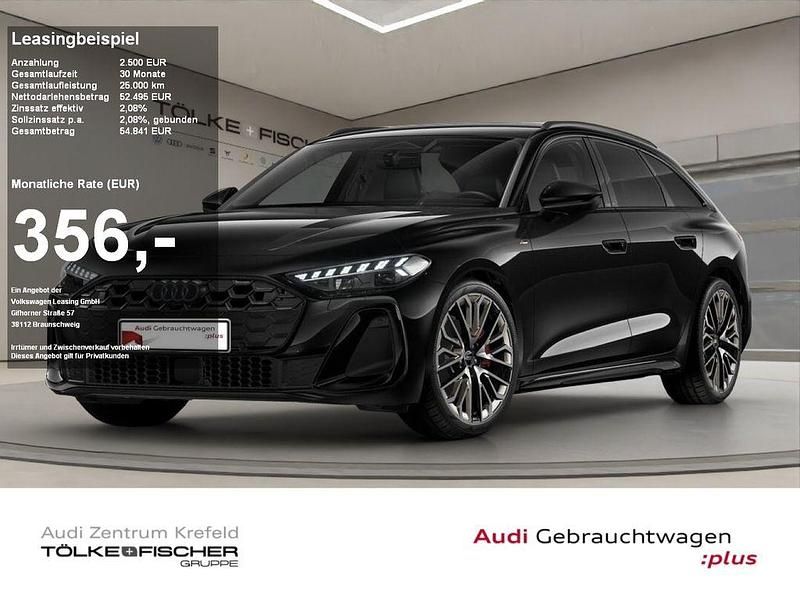Mythosschwarz (metallic) Gebraucht 2025 Audi A5 S-Line Kombi | 52.495 € (Fairer Preis) - Bild 1/4