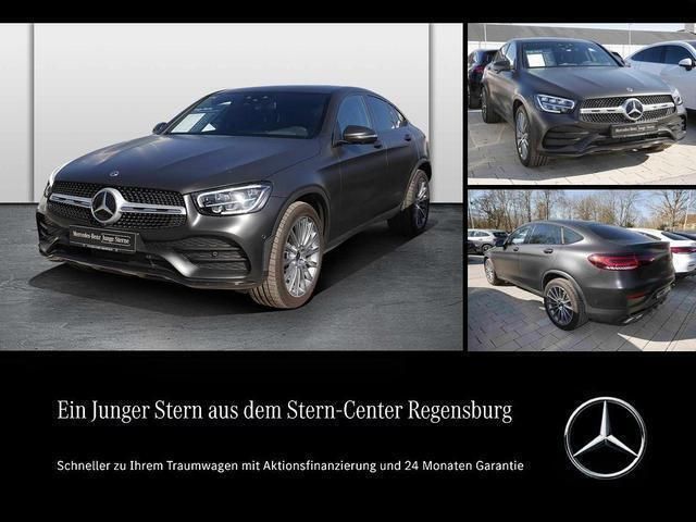 Metalliclack hightechsilber Gebraucht 2023 Mercedes GLC220 AMG Coupé | 58.789 € (Fairer Preis) - Bild 1/4