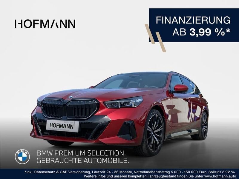 Fire red metallic Gebraucht 2024 BMW 520 M Sport Kombi | 65.223 € (Teuer) - Bild 1/4