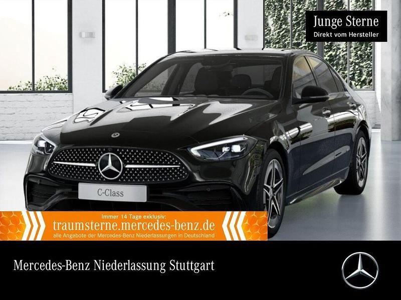 Obsidianschwarz Gebraucht 2024 Mercedes C180 AMG Limousine | 39.990 € (Fairer Preis) - Bild 1/3