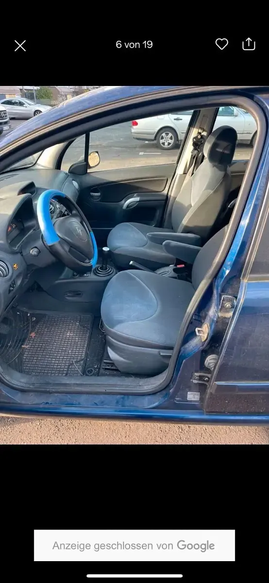 Gebraucht Citroën C3 60 PS (44 kW) 2004 Blau Kleinwagen