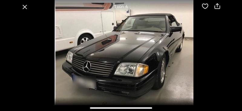 Schwarz Gebraucht 1997 Mercedes SL600 Cabrio | 49.900 € - Bild 1/4
