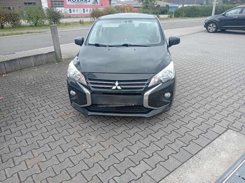 Schwarz Gebraucht 2021 Mitsubishi Space Star Kleinwagen | 5.900 € - Bild 1/4