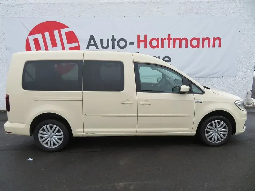 Gebraucht VW Caddy Maxi Comfortline 102 PS (75 kW) 2019 Beige Van / Kleinbus