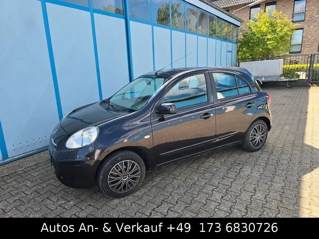Gebraucht Nissan Micra Visia 80 PS (58 kW) 2011 Violett Kleinwagen