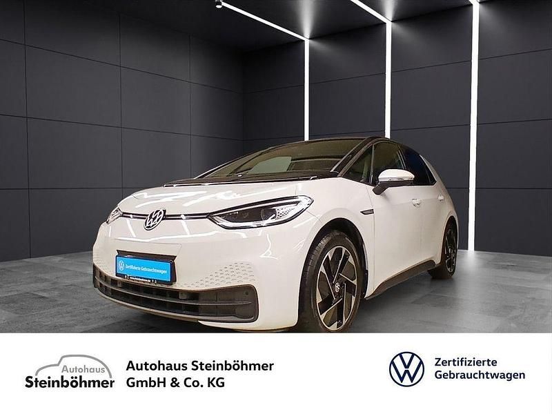 Gletscherweiss (weiß) Gebraucht 2021 VW ID.3 Pro Kleinwagen | 19.995 € (Fairer Preis) - Bild 1/4