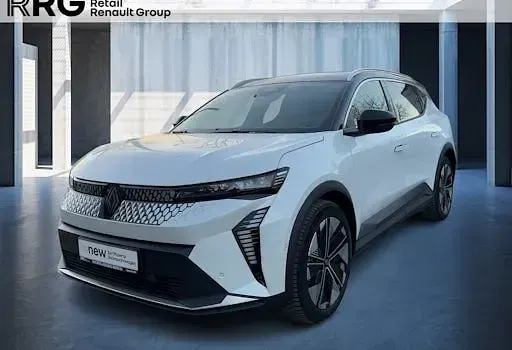 Gebraucht Renault Scenic E-Tech Techno 160 kW (218 PS) 2025 Weiss qnc+schwarz gne (schwarz SUV