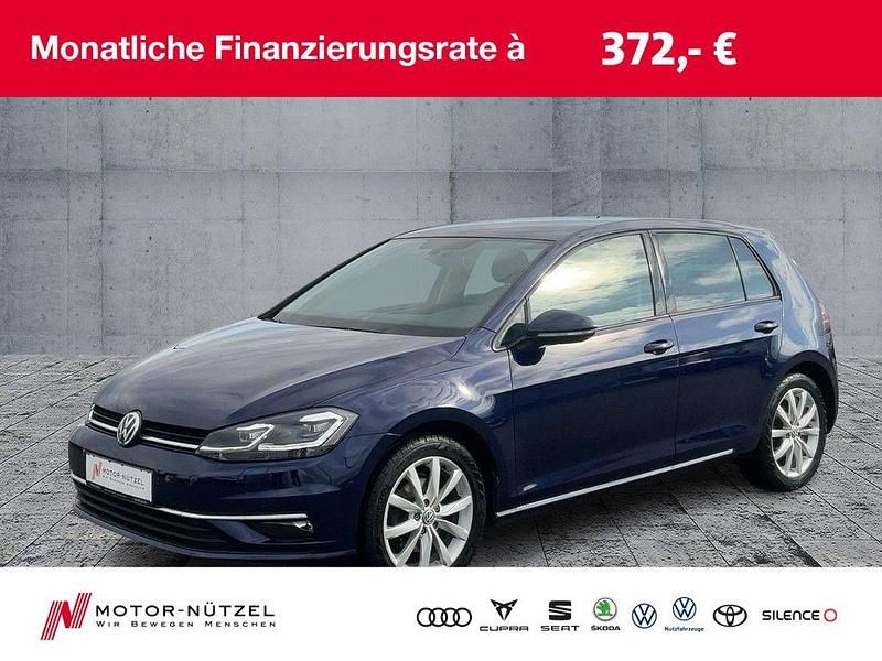 Blau Gebraucht 2019 VW Golf VII Highline Limousine | 16.930 € (Fairer Preis) - Bild 1/4