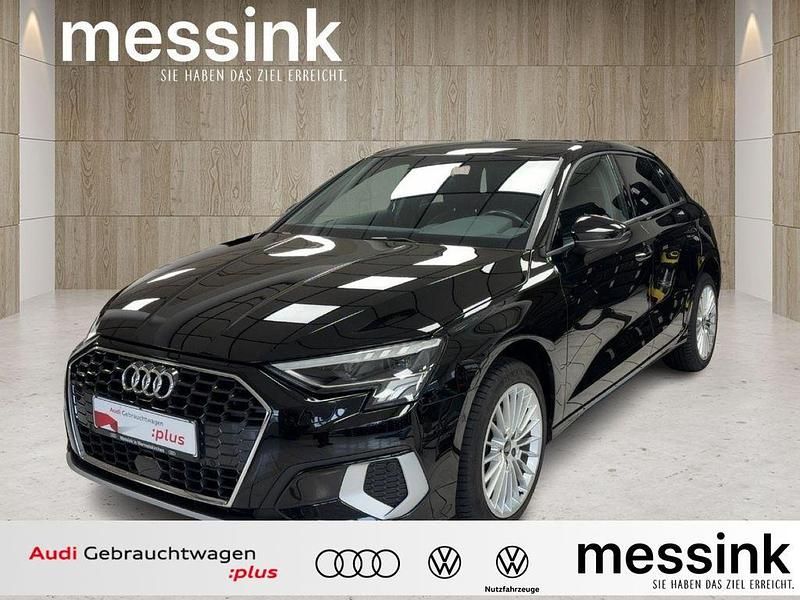 Brillantschwarz Gebraucht 2023 Audi A3 Advanced Plus Limousine | 23.450 € (Superpreis) - Bild 1/4