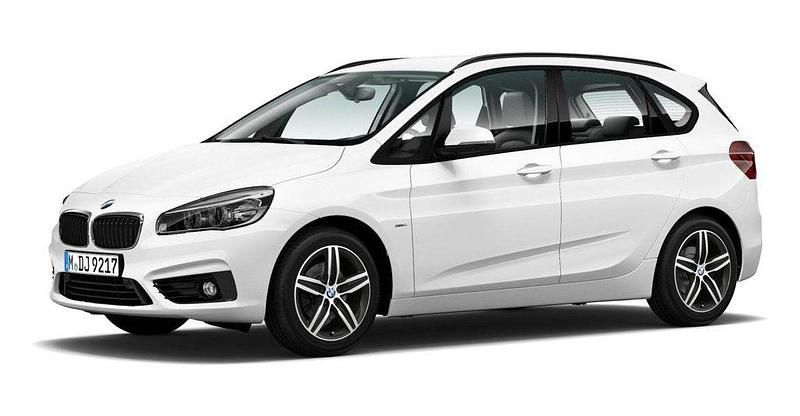 Weiß Gebraucht 2016 BMW 218 Active Tourer Sport Line Van / Kleinbus | 14.885 € (Fairer Preis) - Bild 1/4