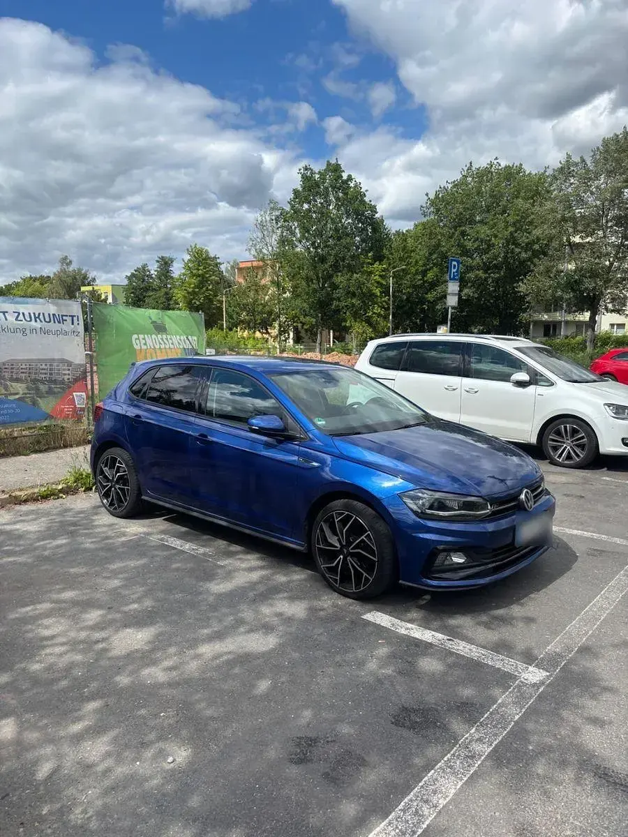 Gebraucht VW Polo R-line 95 PS (69 kW) 2018 Blau Kleinwagen