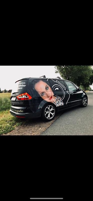 Schwarz Gebraucht 2008 Ford Galaxy Titanium Van / Kleinbus | 5.900 € - Bild 1/4
