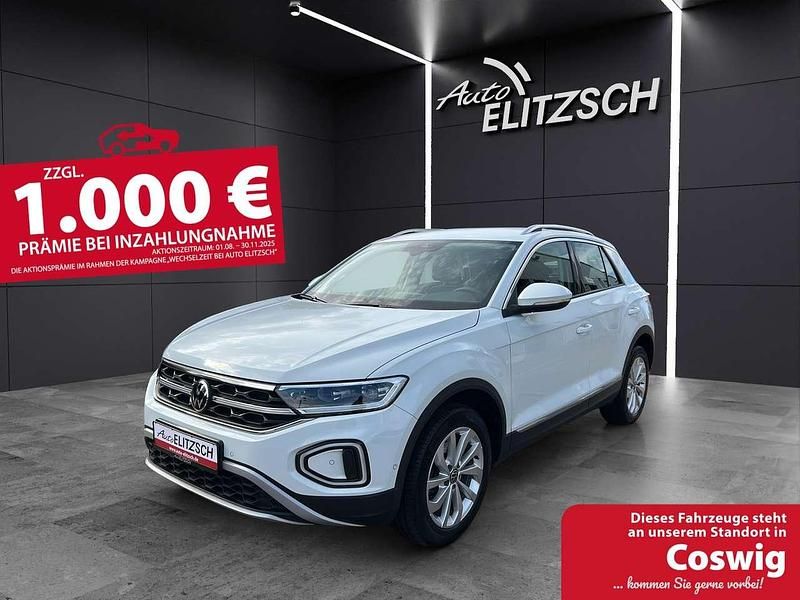 Pure white Gebraucht 2022 VW T-Roc Style SUV | 24.470 € (Guter Preis) - Bild 1/3