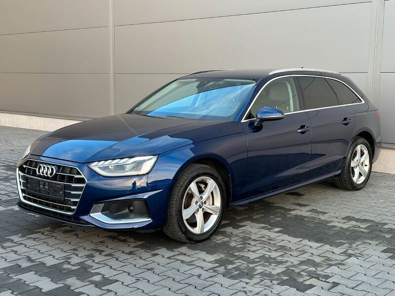 Blau Gebraucht 2020 Audi A4 Advanced Kombi | 18.900 € (Teuer) - Bild 1/4